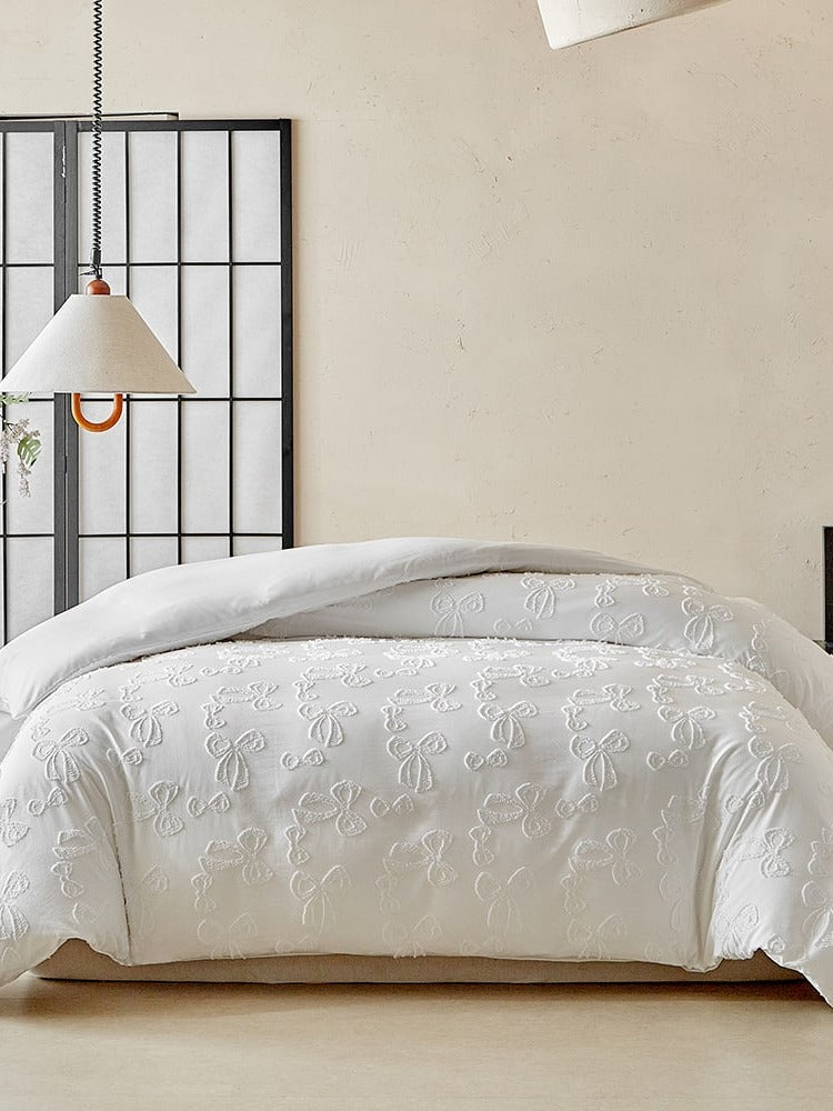 Bow Clip-Jacquard Bedding Set original reference image 15