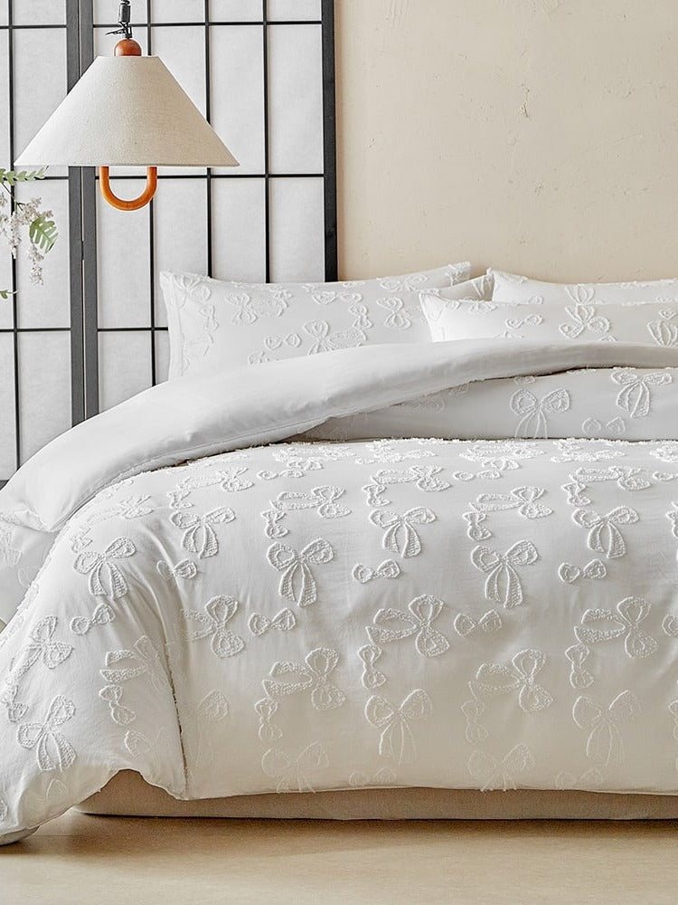 Bow Clip-Jacquard Bedding Set original reference image 17