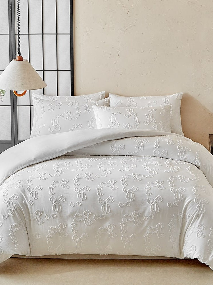 Bow Clip-Jacquard Bedding Set original reference image 18