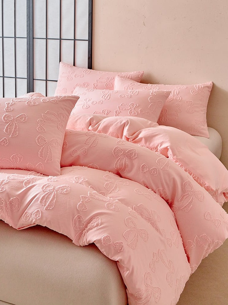 Bow Clip-Jacquard Bedding Set original reference image 19