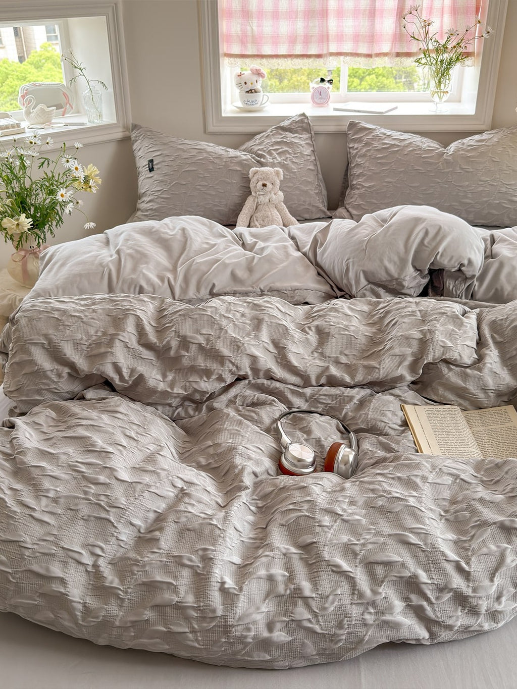 Branch Texture Jacquard Bedding Set original reference image 5