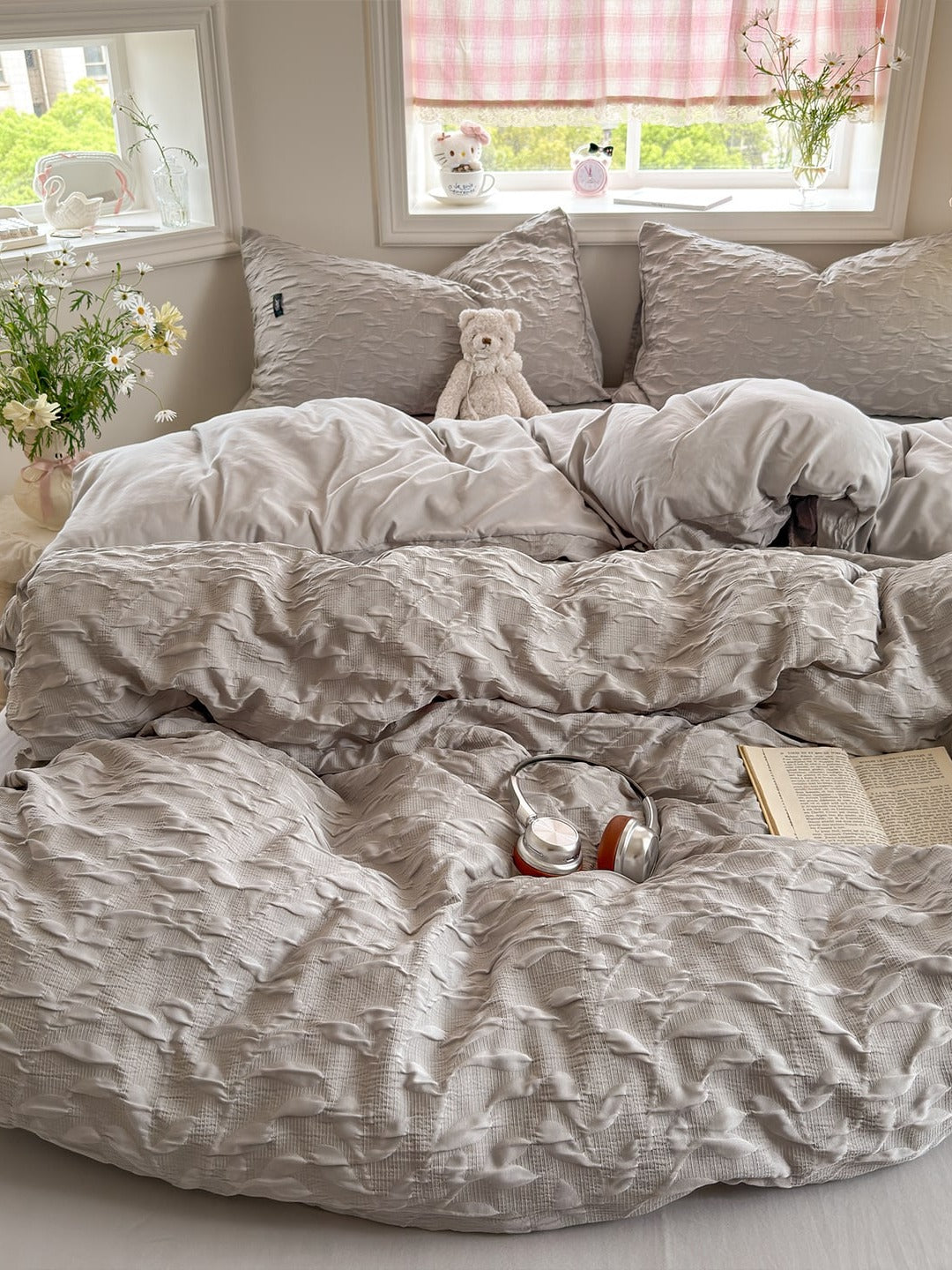 Branch Texture Jacquard Bedding Set original reference image 5