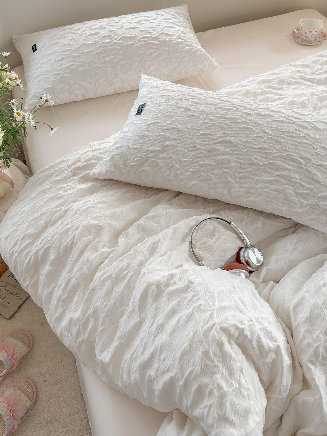 Branch Texture Jacquard Bedding Set original reference image 8