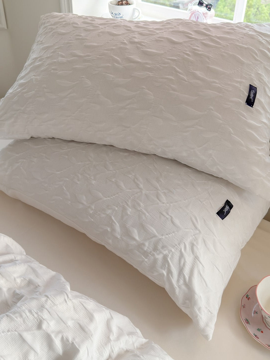 Branch Texture Jacquard Bedding Set original reference image 9