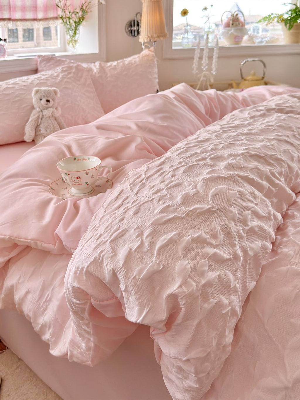 Branch Texture Jacquard Bedding Set original reference image 18