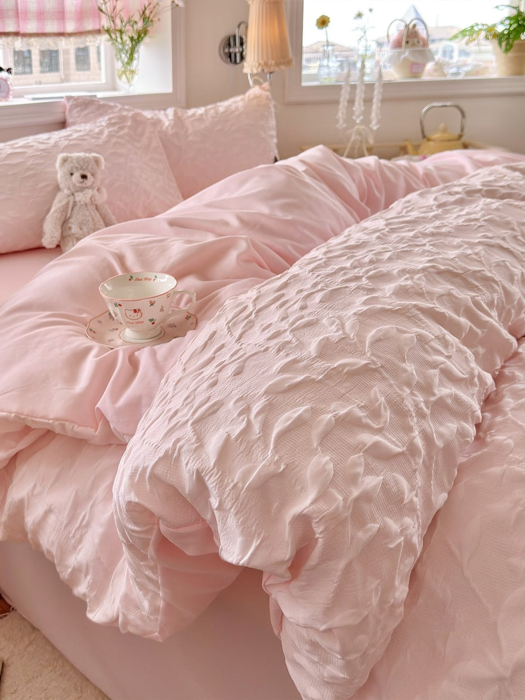 Branch Texture Jacquard Bedding Set original reference image 18