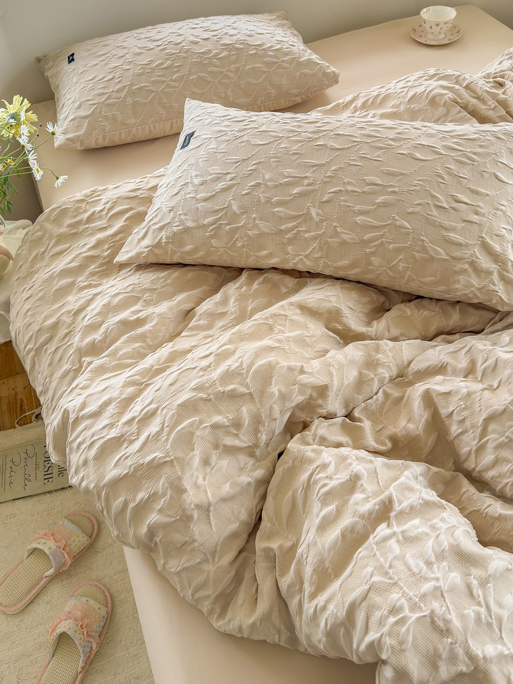 Branch Texture Jacquard Bedding Set original reference image 20