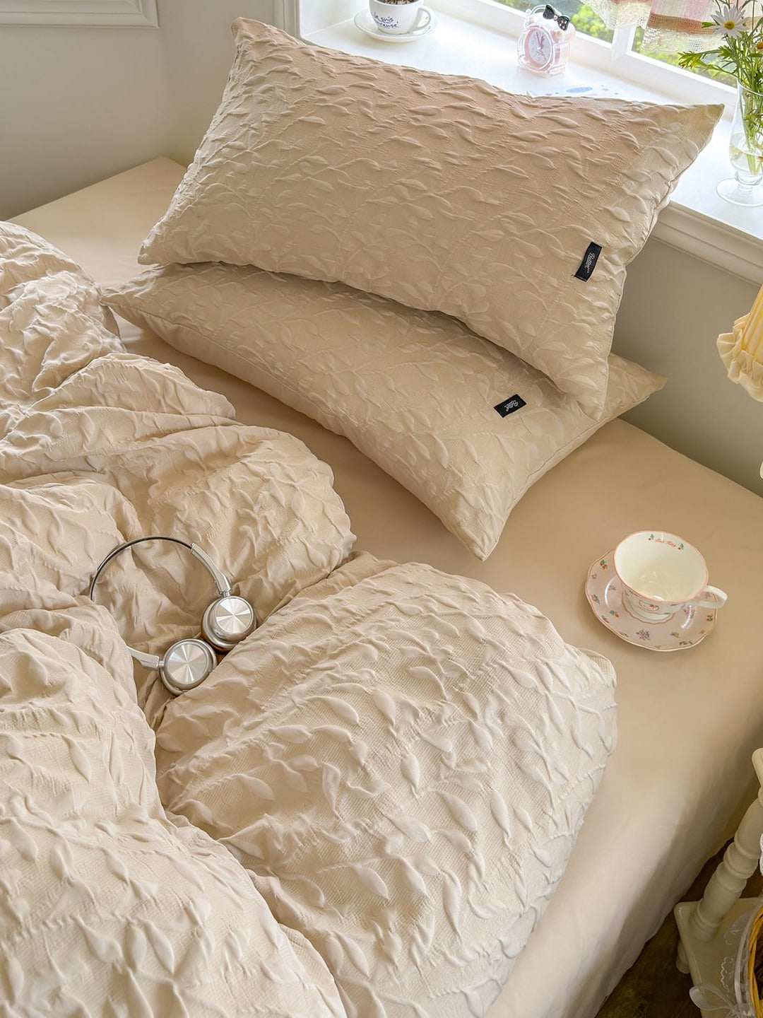 Branch Texture Jacquard Bedding Set original reference image 22