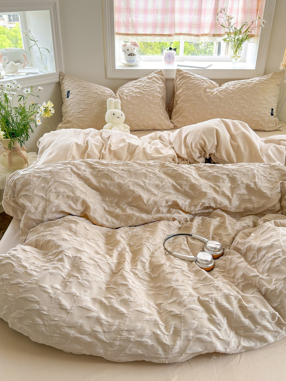 Branch Texture Jacquard Bedding Set original reference image 23