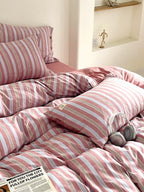 Button Stripe Bedding Set original reference image 5