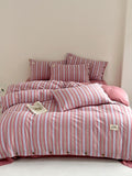 Button Stripe Bedding Set original reference image 6