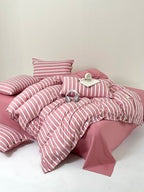 Button Stripe Bedding Set original reference image 7