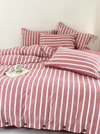 Button Stripe Bedding Set original reference image 8
