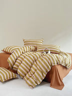 Button Stripe Bedding Set original reference image 13