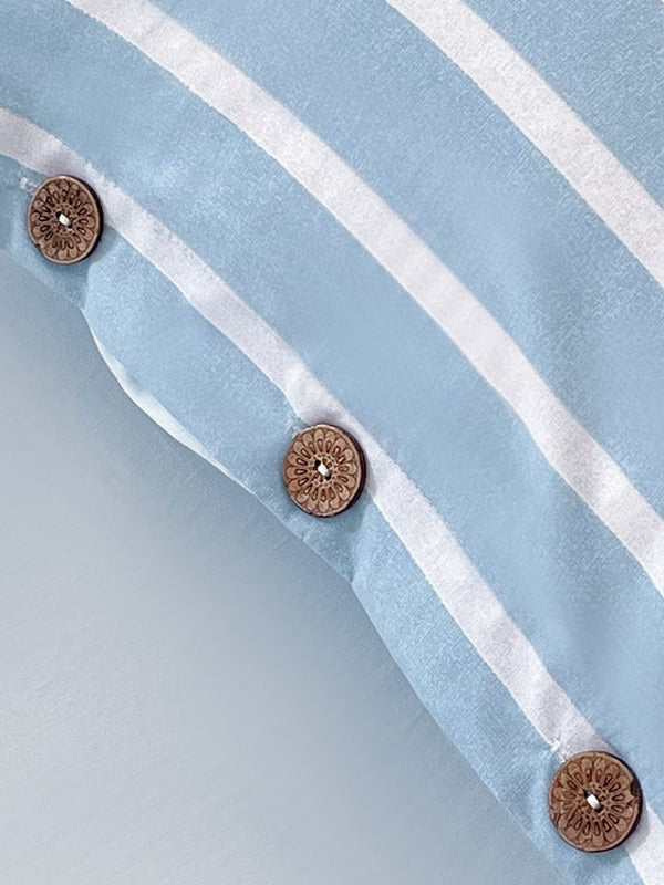Button Stripe Bedding Set original reference image 28