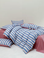 Button Stripe Bedding Set original reference image 31