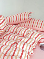 Button Stripe Bedding Set original reference image 45