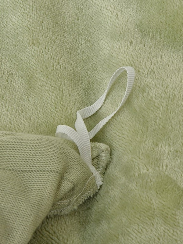 Cloud Grid Faux-Fur Bedding Set original reference image 4