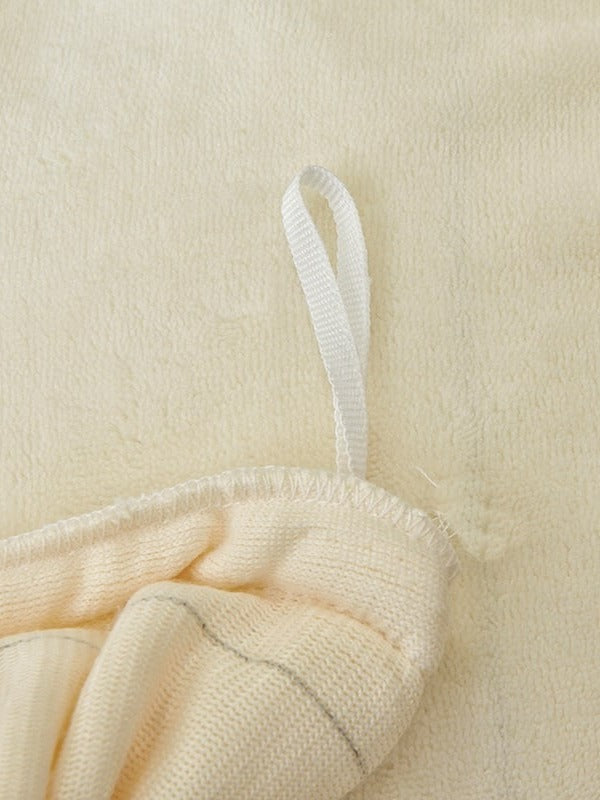 Cloud Grid Faux-Fur Bedding Set original reference image 19