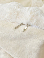 Cloud Grid Faux-Fur Bedding Set original reference image 20