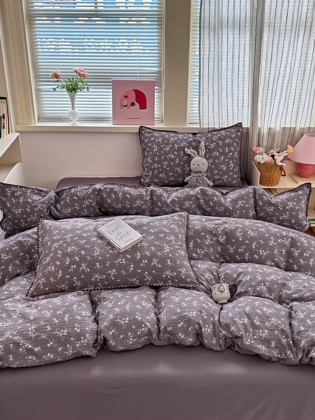 Cloud Puff Printed Bedding Set original reference image 100