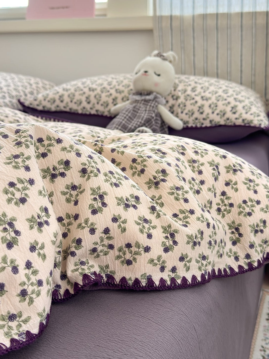 Cloud Puff Printed Bedding Set original reference image 109