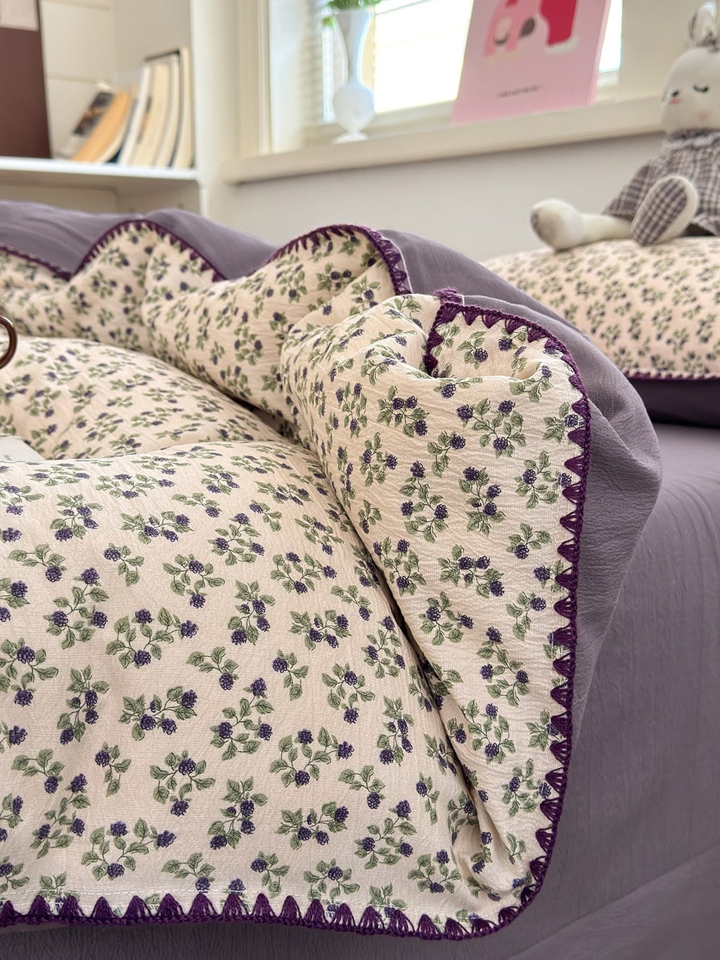 Cloud Puff Printed Bedding Set original reference image 110
