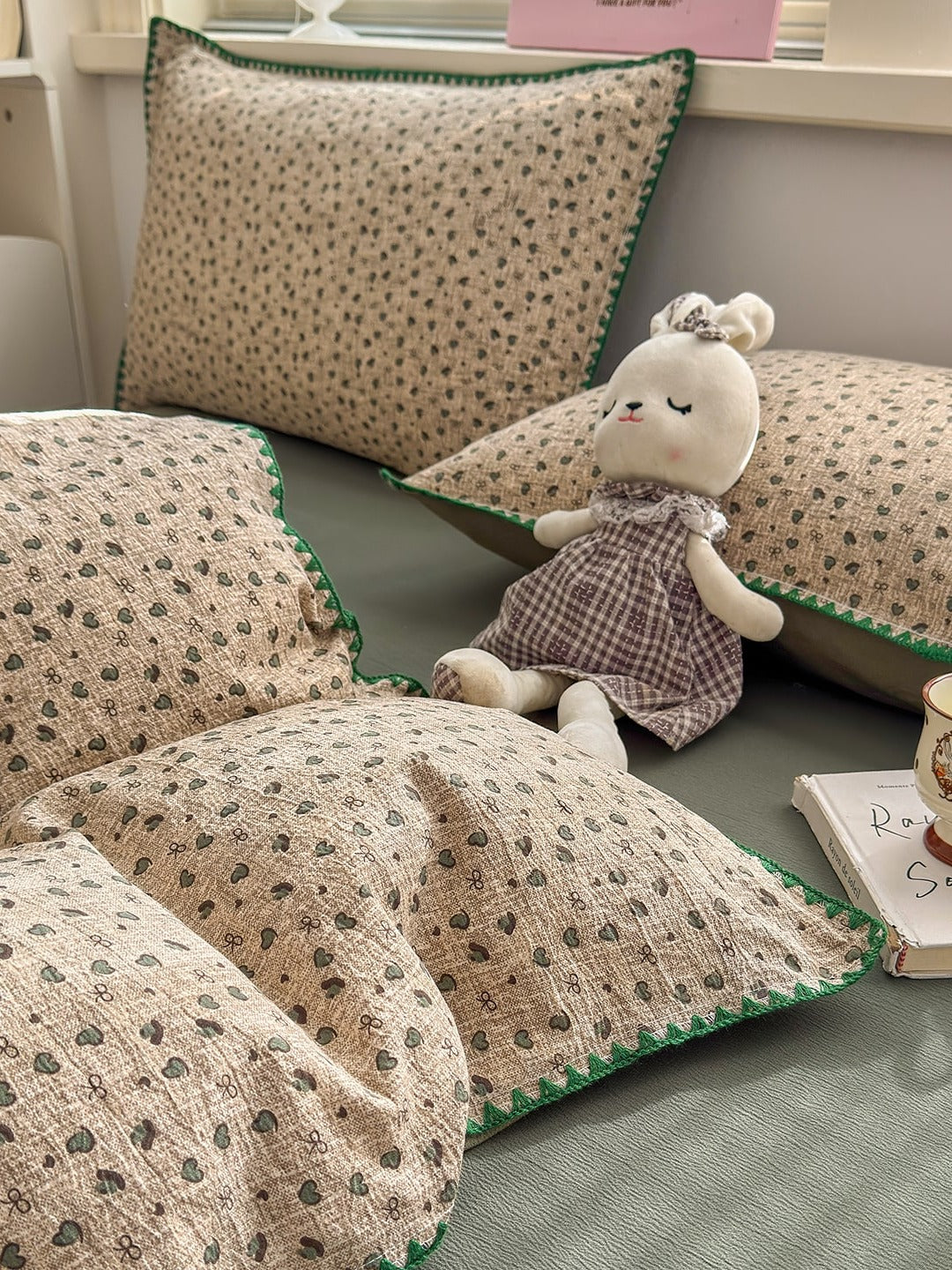 Cloud Puff Printed Duvet Cover Set original reference image 1