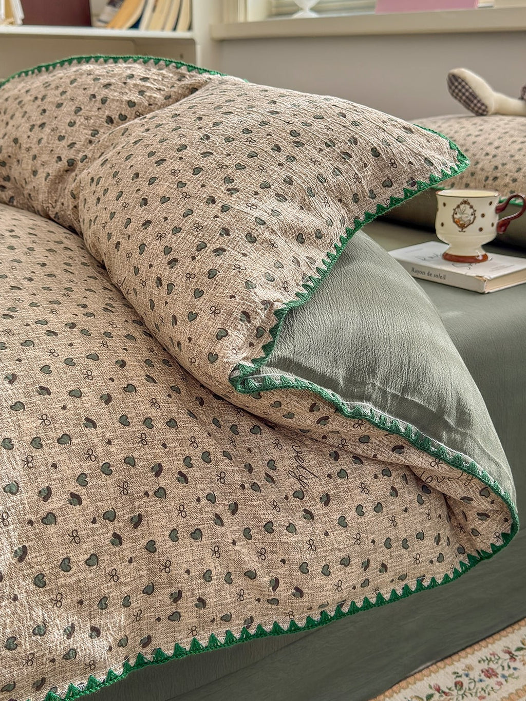Cloud Puff Printed Duvet Cover Set original reference image 2