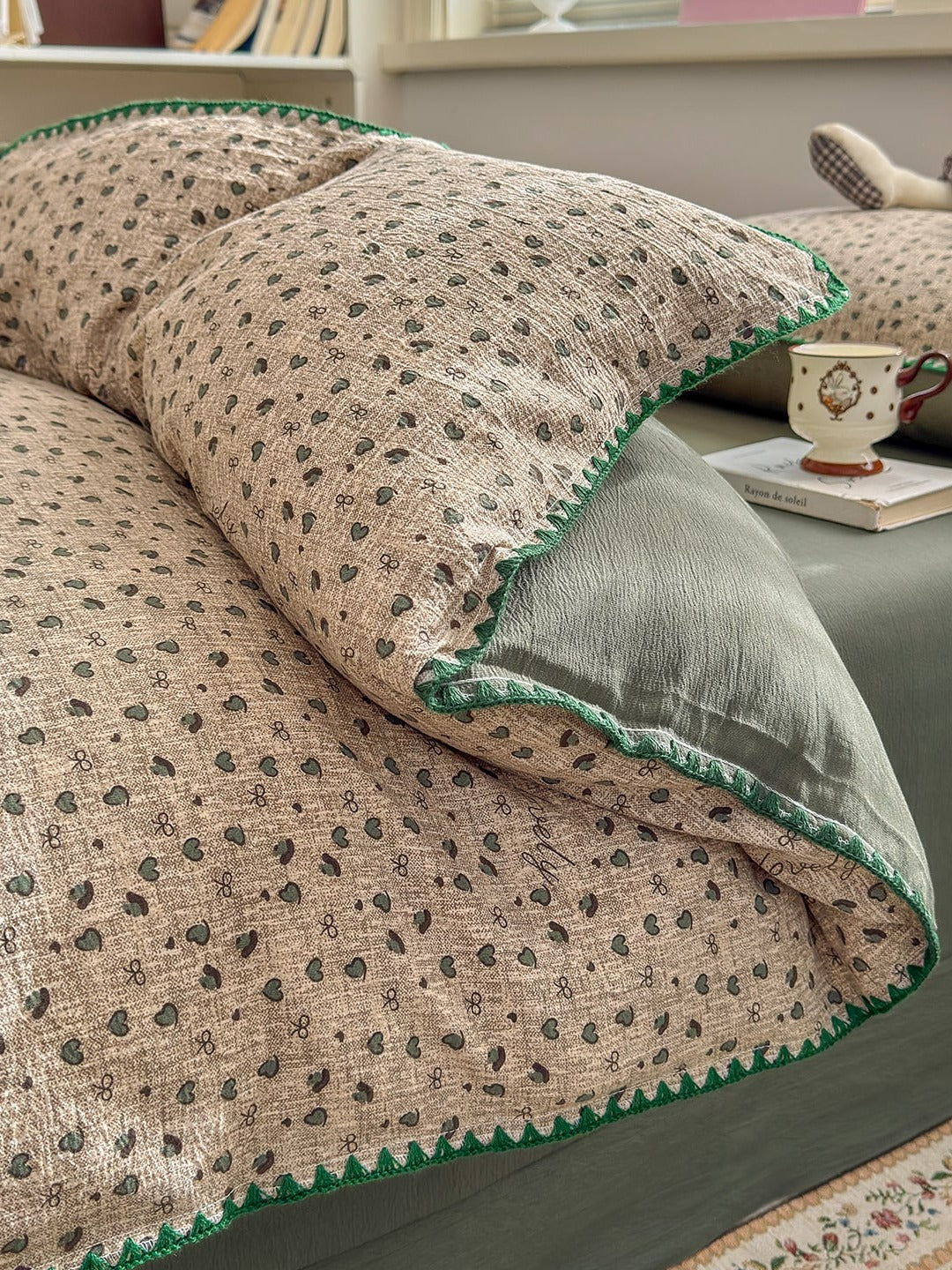 Cloud Puff Printed Duvet Cover Set original reference image 2