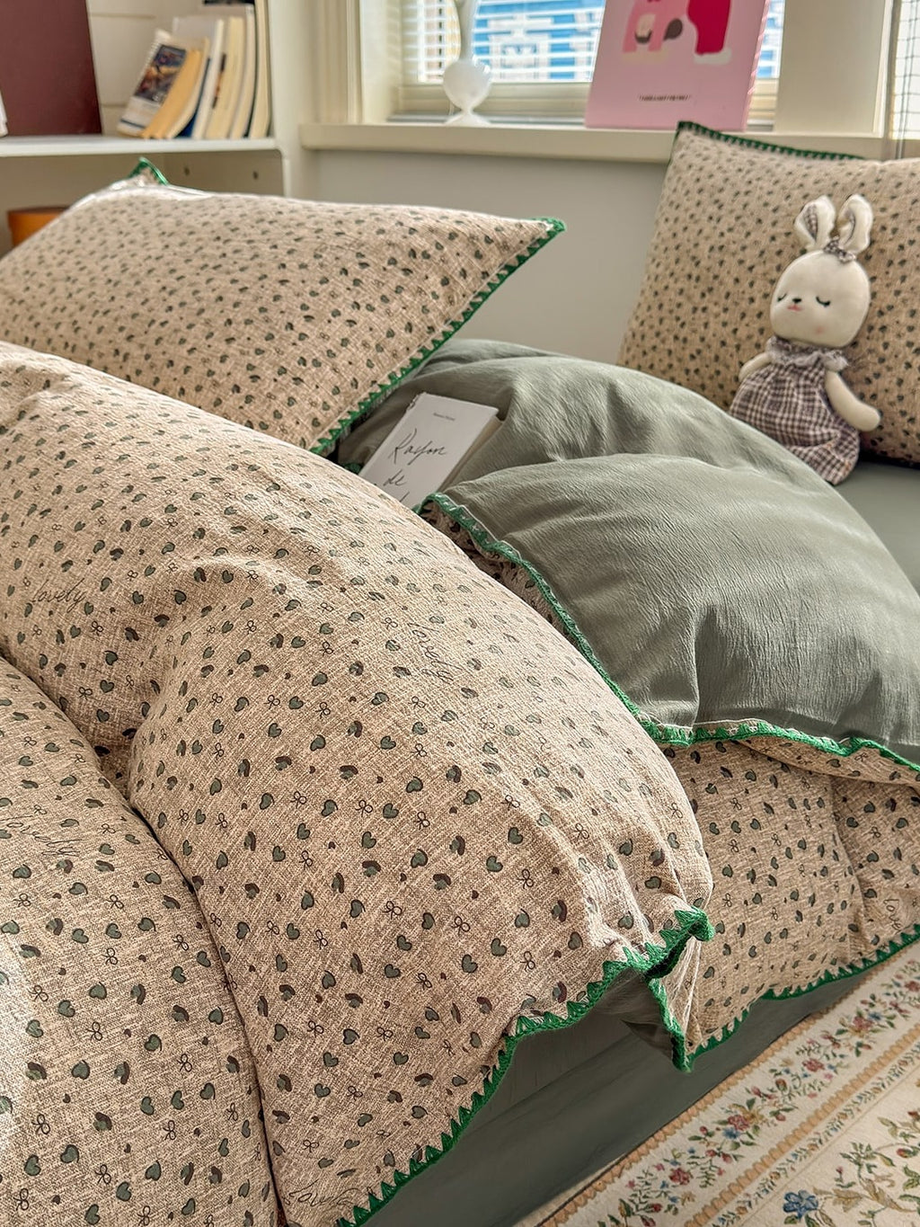 Cloud Puff Printed Duvet Cover Set original reference image 3