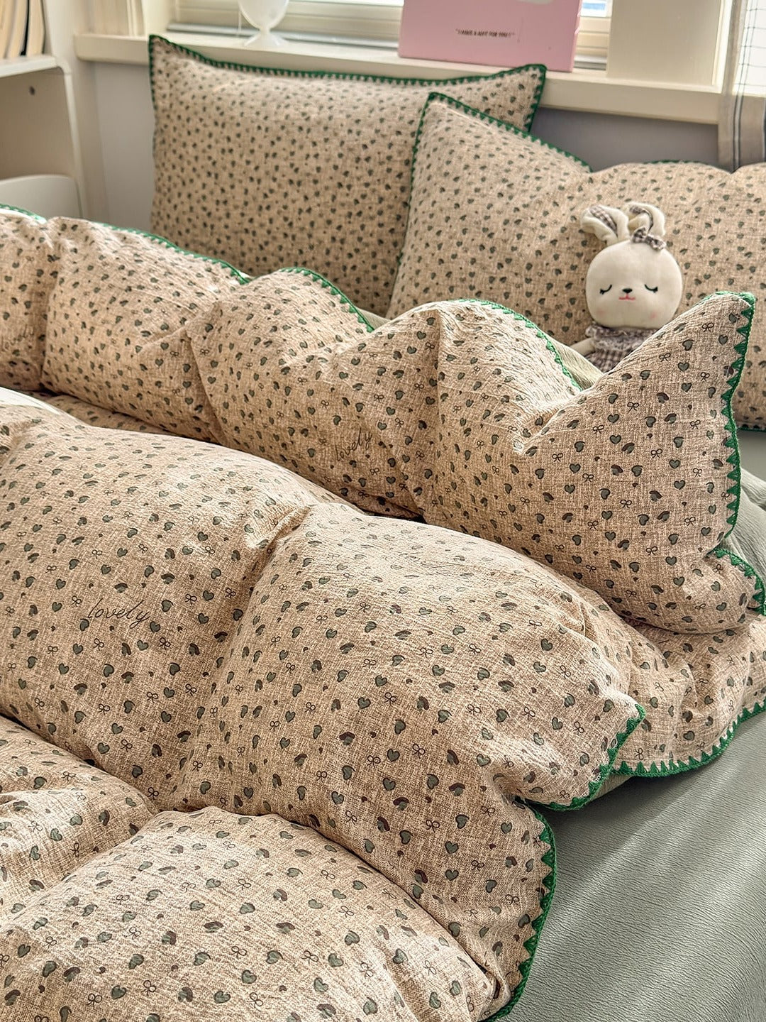 Cloud Puff Printed Duvet Cover Set original reference image 4