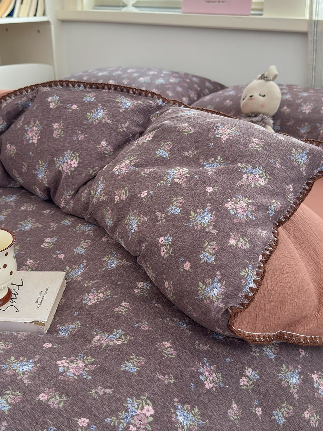 Cloud Puff Printed Duvet Cover Set original reference image 8
