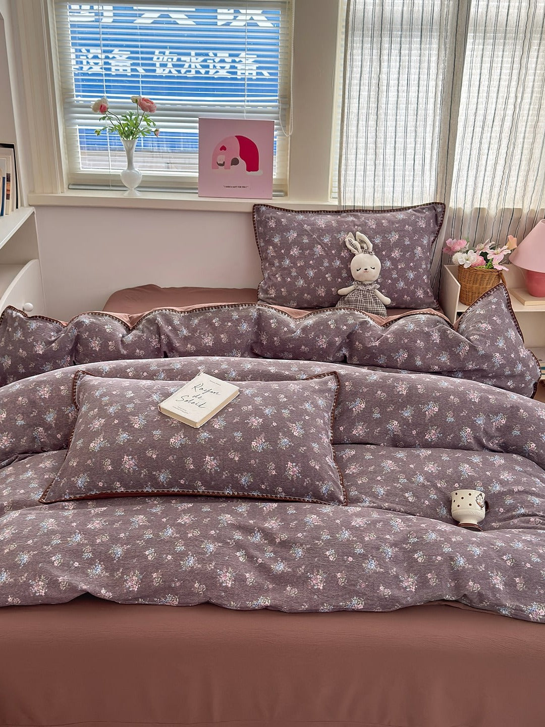 Cloud Puff Printed Duvet Cover Set original reference image 9