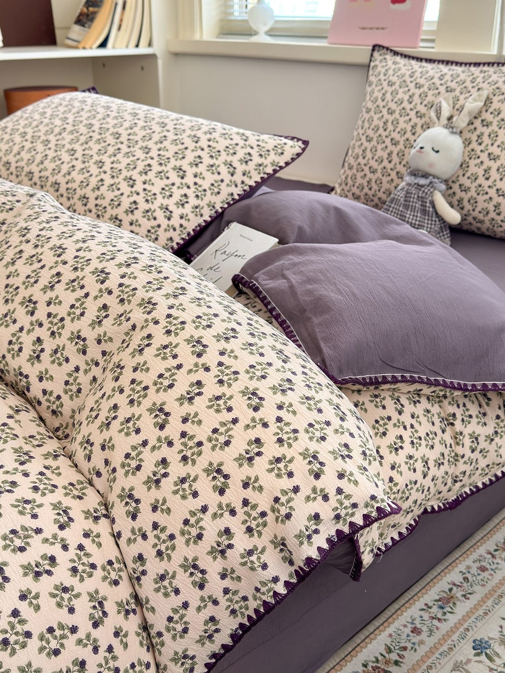 Cloud Puff Printed Duvet Cover Set original reference image 111