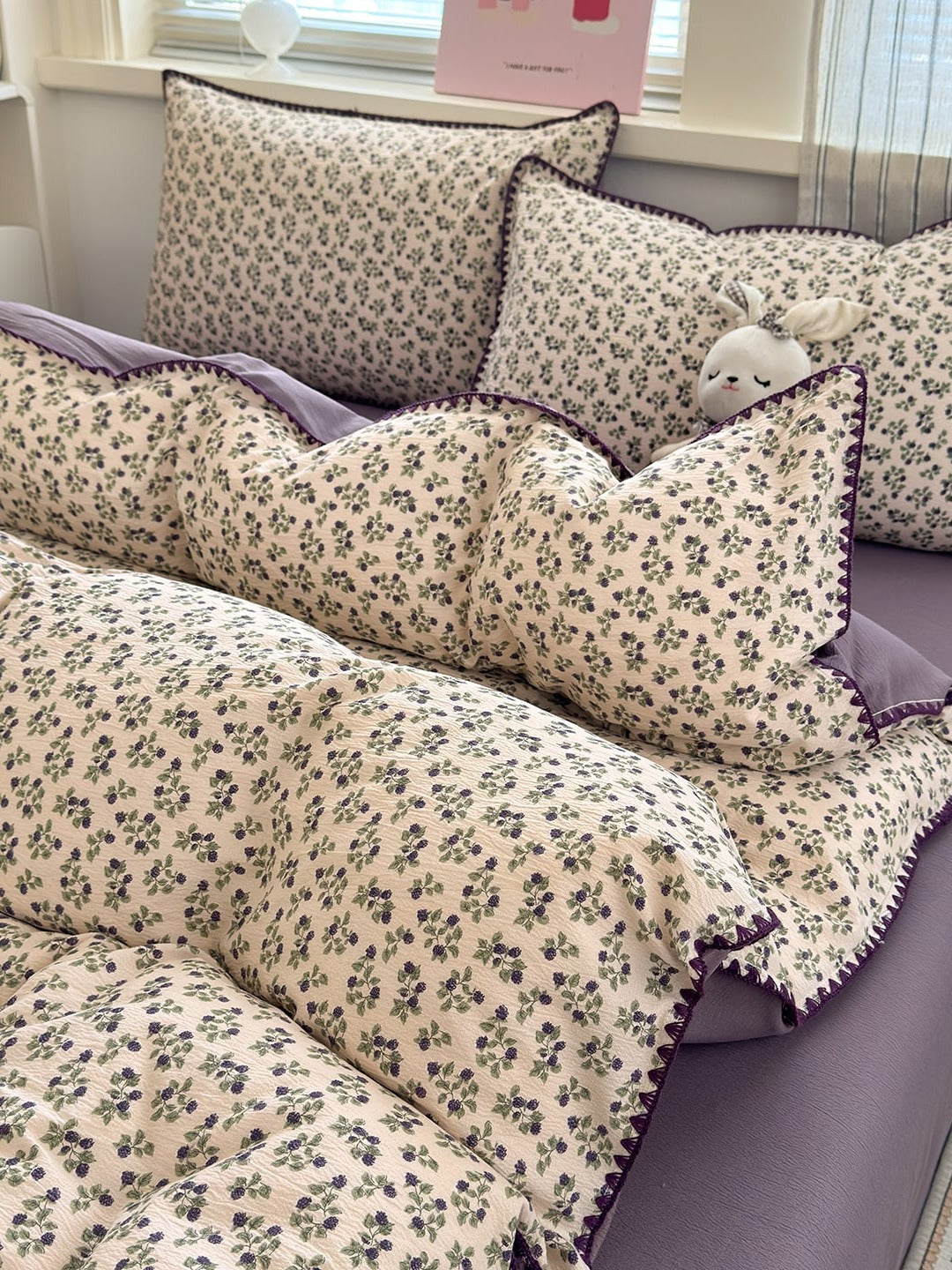 Cloud Puff Printed Duvet Cover Set original reference image 114