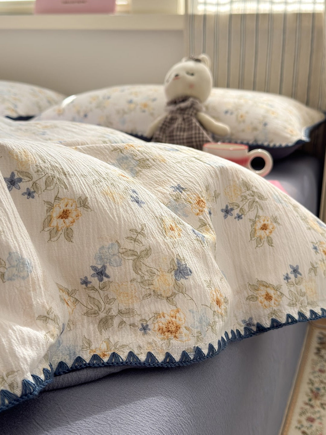 Cloud Puff Printed Duvet Cover Set original reference image 115