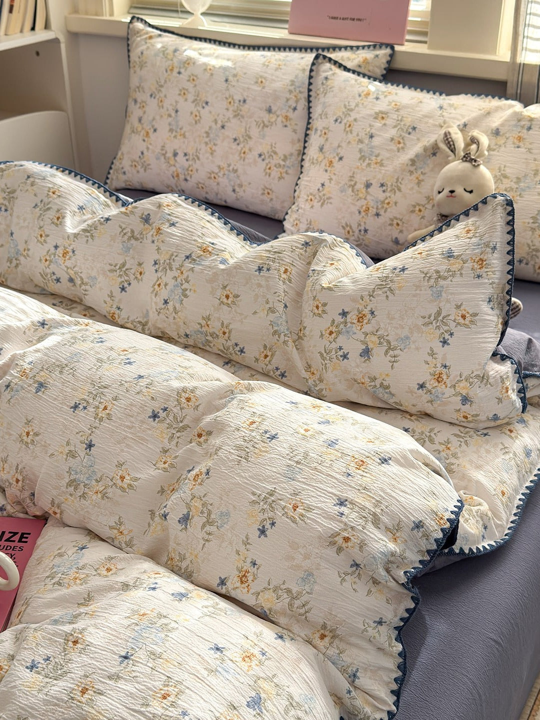 Cloud Puff Printed Duvet Cover Set original reference image 118