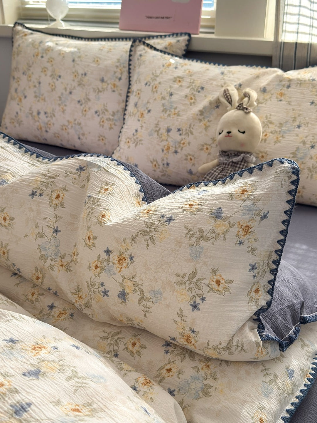 Cloud Puff Printed Duvet Cover Set original reference image 120