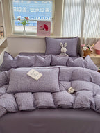 Cloud Puff Printed Duvet Cover Set original reference image 124