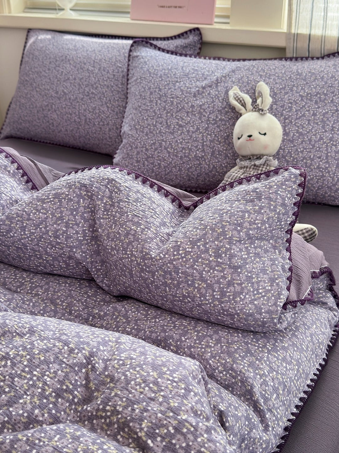 Cloud Puff Printed Duvet Cover Set original reference image 126