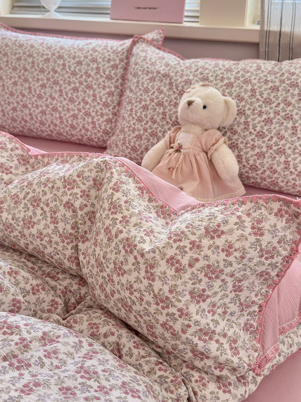 Cloud Puff Printed Duvet Cover Set original reference image 19