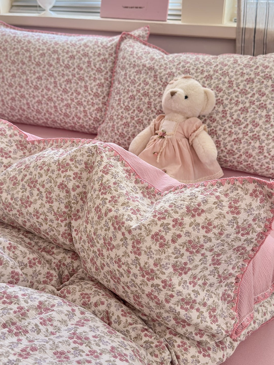 Cloud Puff Printed Duvet Cover Set original reference image 19