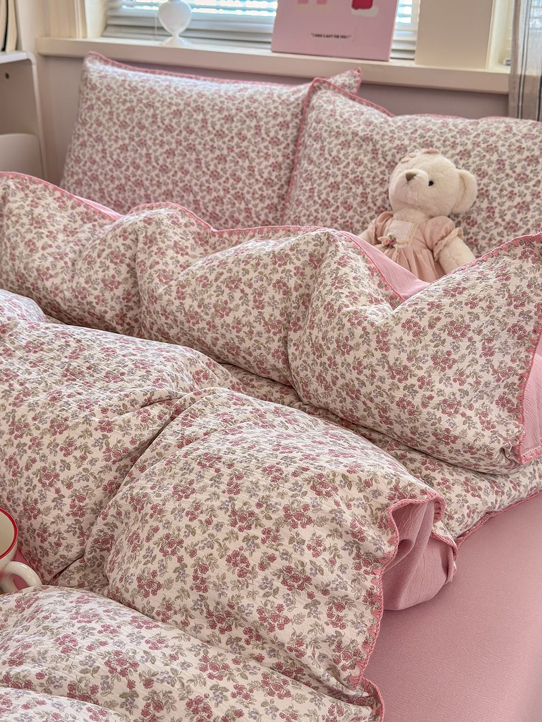 Cloud Puff Printed Duvet Cover Set original reference image 24