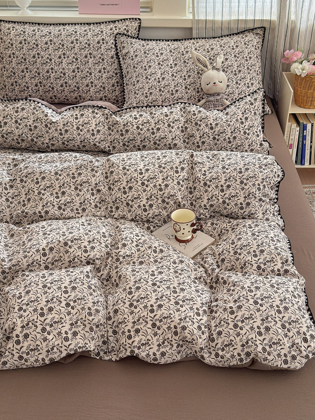 Cloud Puff Printed Duvet Cover Set original reference image 27