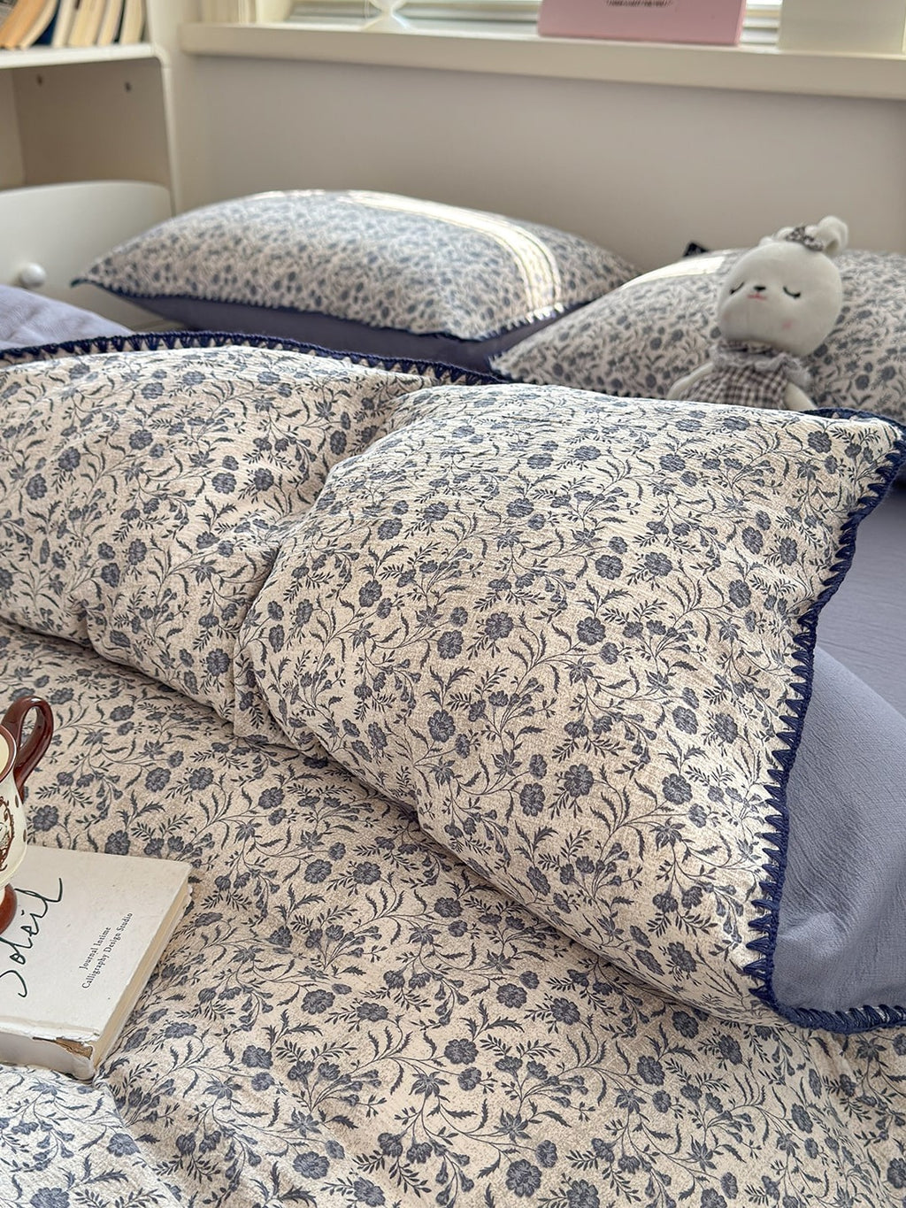 Cloud Puff Printed Duvet Cover Set original reference image 32