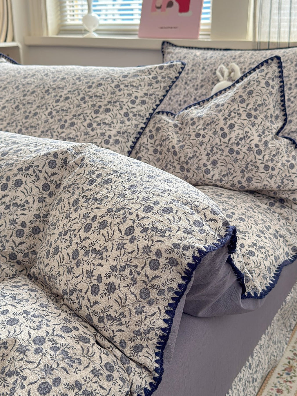 Cloud Puff Printed Duvet Cover Set original reference image 34