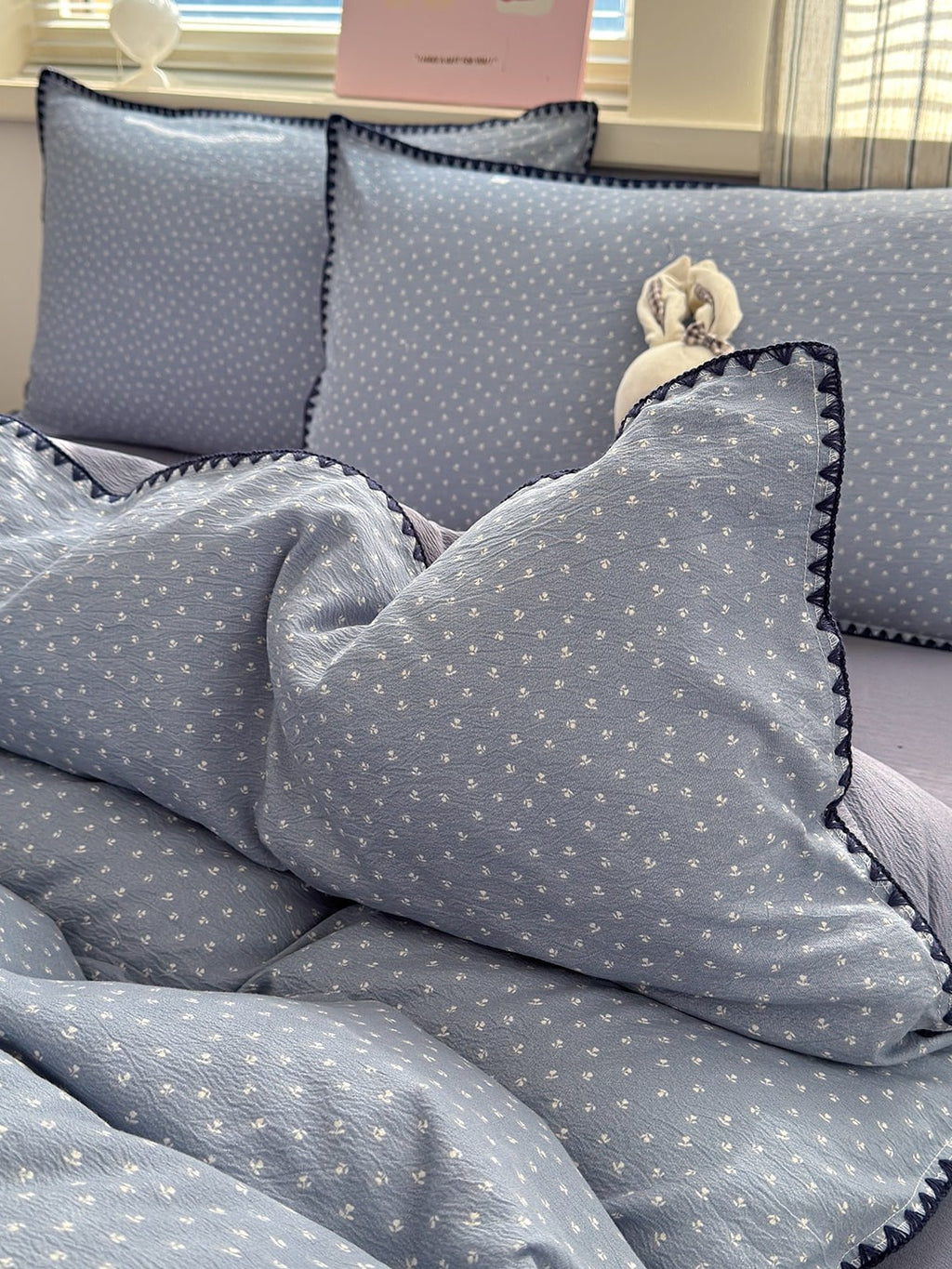 Cloud Puff Printed Duvet Cover Set original reference image 40