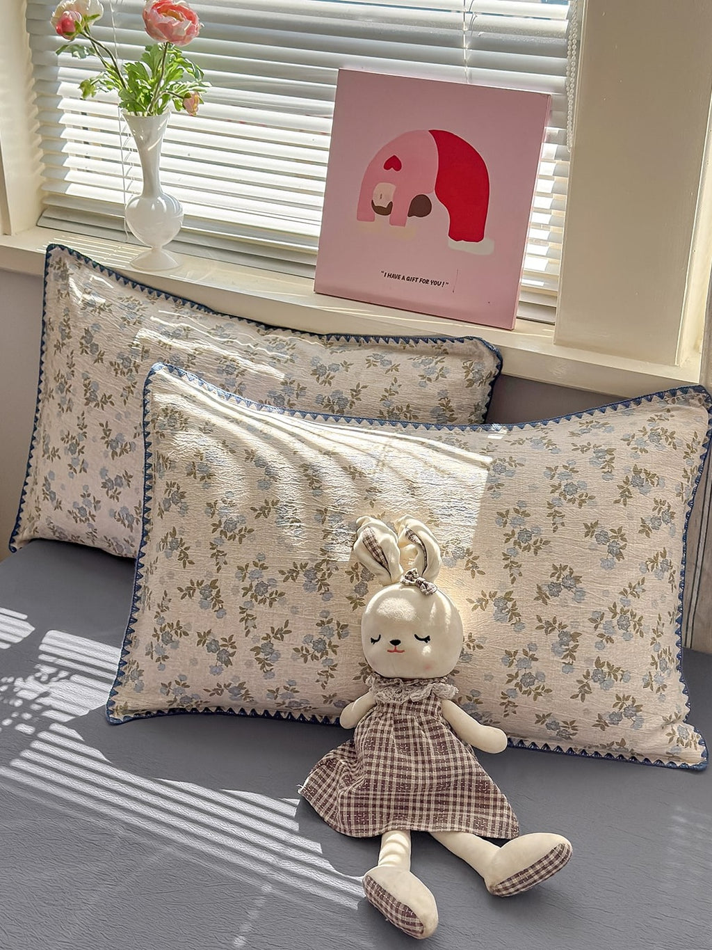 Cloud Puff Printed Duvet Cover Set original reference image 47