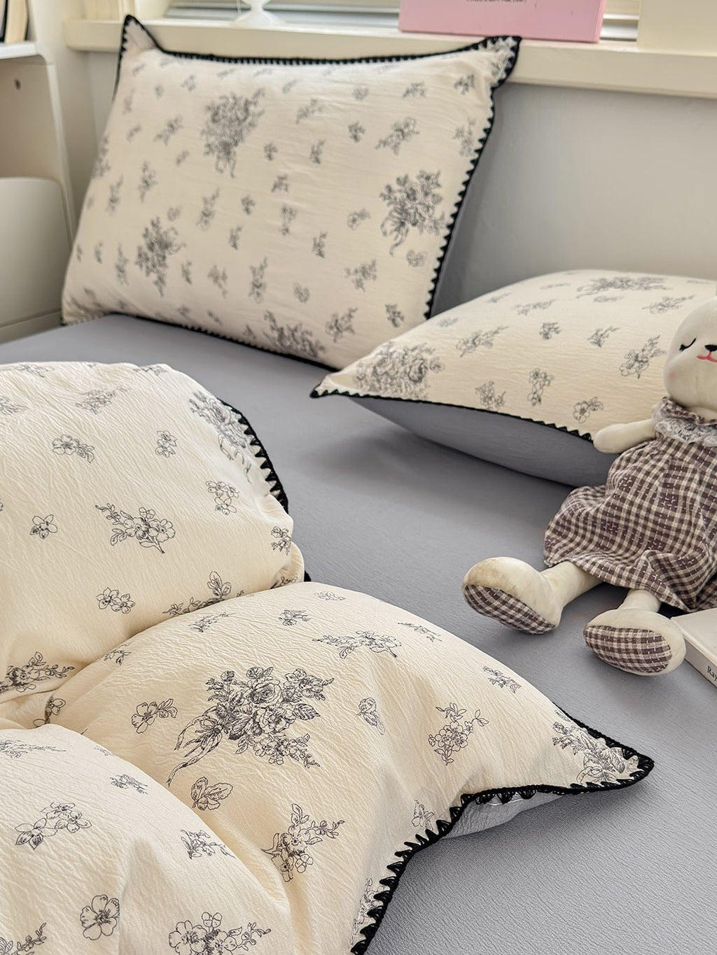 Cloud Puff Printed Duvet Cover Set original reference image 49
